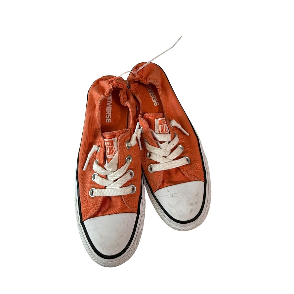 Converse Chuck Taylor All Star Shoreline Orange Slip On Sneakers Womens 6.5